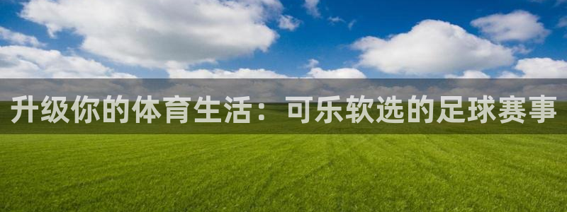 升级你的体育生活：可乐软选的足球赛事